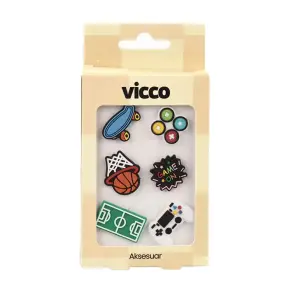 Vicco 996.A26Y.002 Fun jibbitz Renkli - Vicco