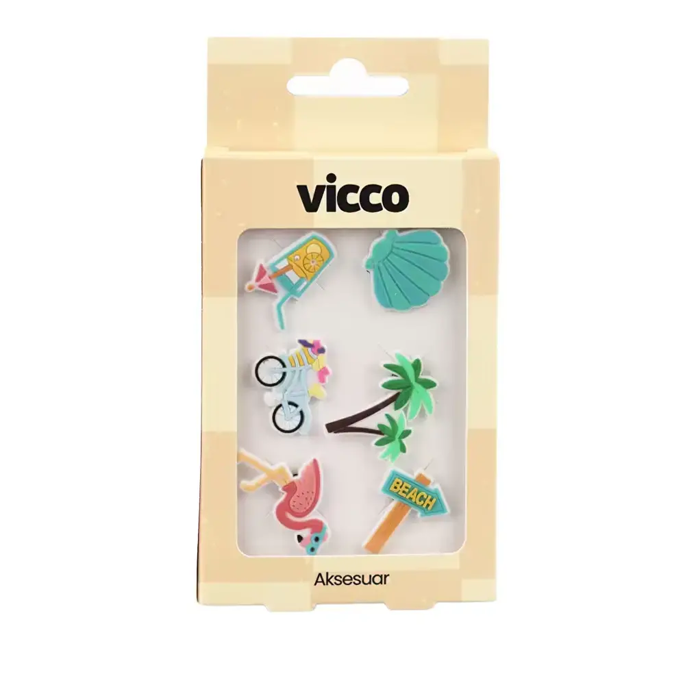 Vicco 996.A26Y.006 Summer jibbitz Renkli - 1